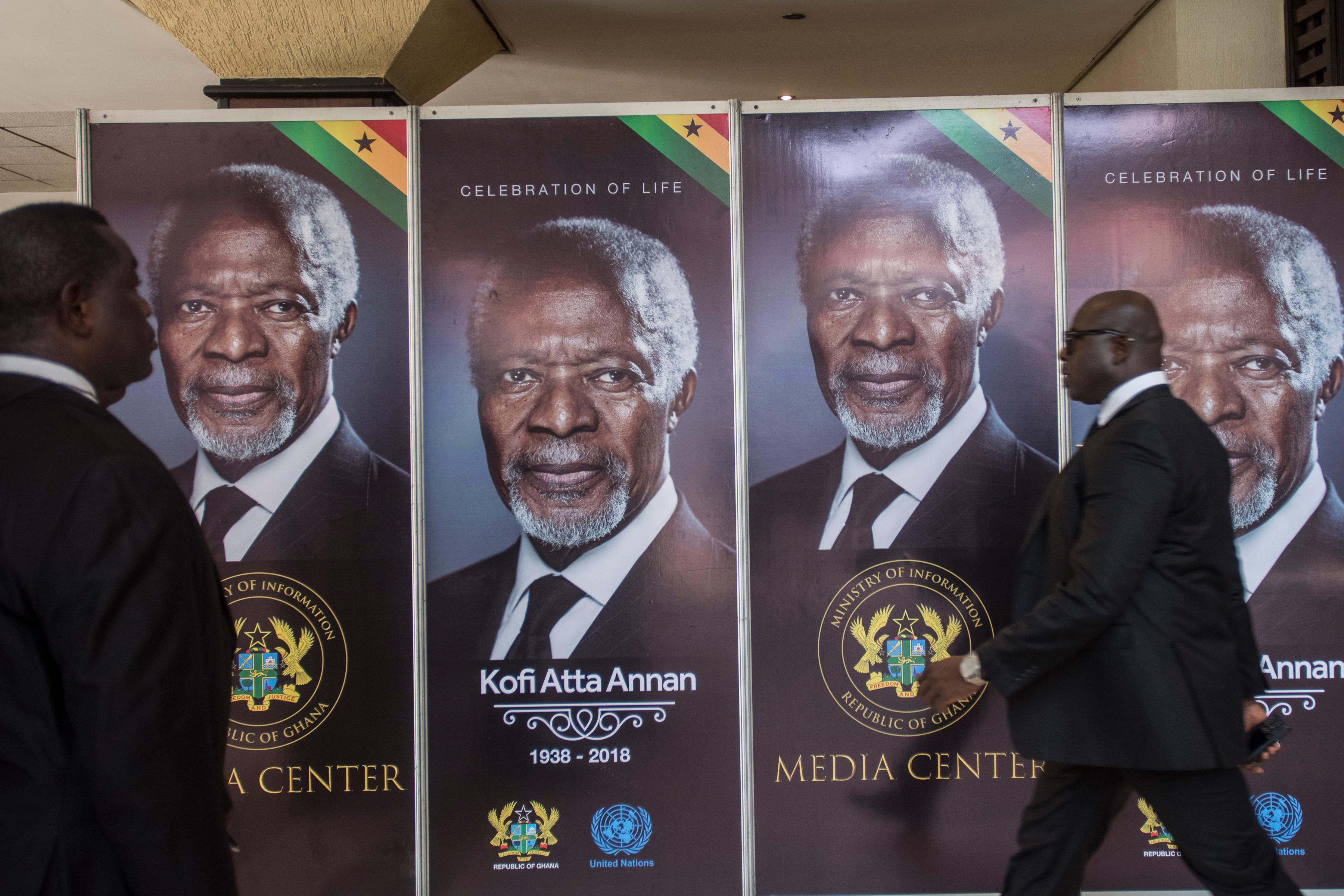 Oproštaj od bivšeg generalnog sekretara UN-a Kofija Anana