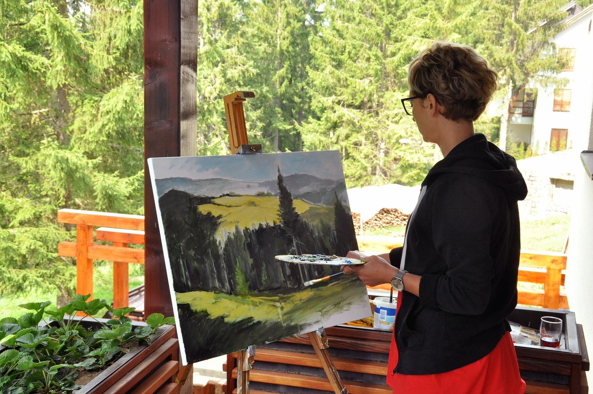 Umjetnici iz BiH stvaraju u prekrasnom planinskom ambijentu