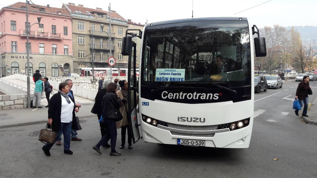 Minibusi „Centrotransa“ vozili i sa Latinske ćuprije - Avaz