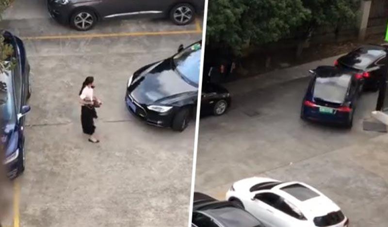 Žena se iznervirala zbog vozača koji je nije htio propustiti na parkingu, ona mu se brutalno osvetila