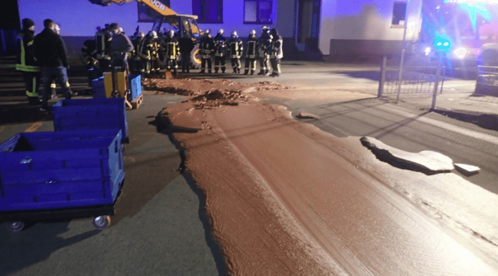 Čokolada preplavila ulicu