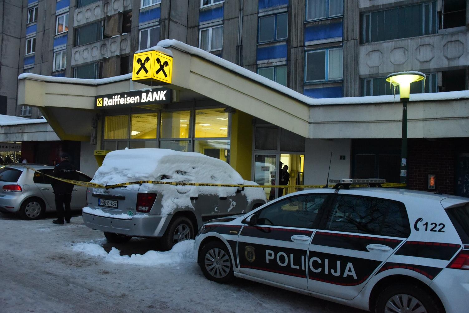 Opljačkana ''Raiffeisen banka'' na Alipašinom Polju