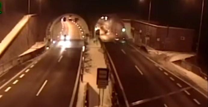 Poput Betmena: Automobilom sletio u tunel, milimetri vozača dijelili od smrti