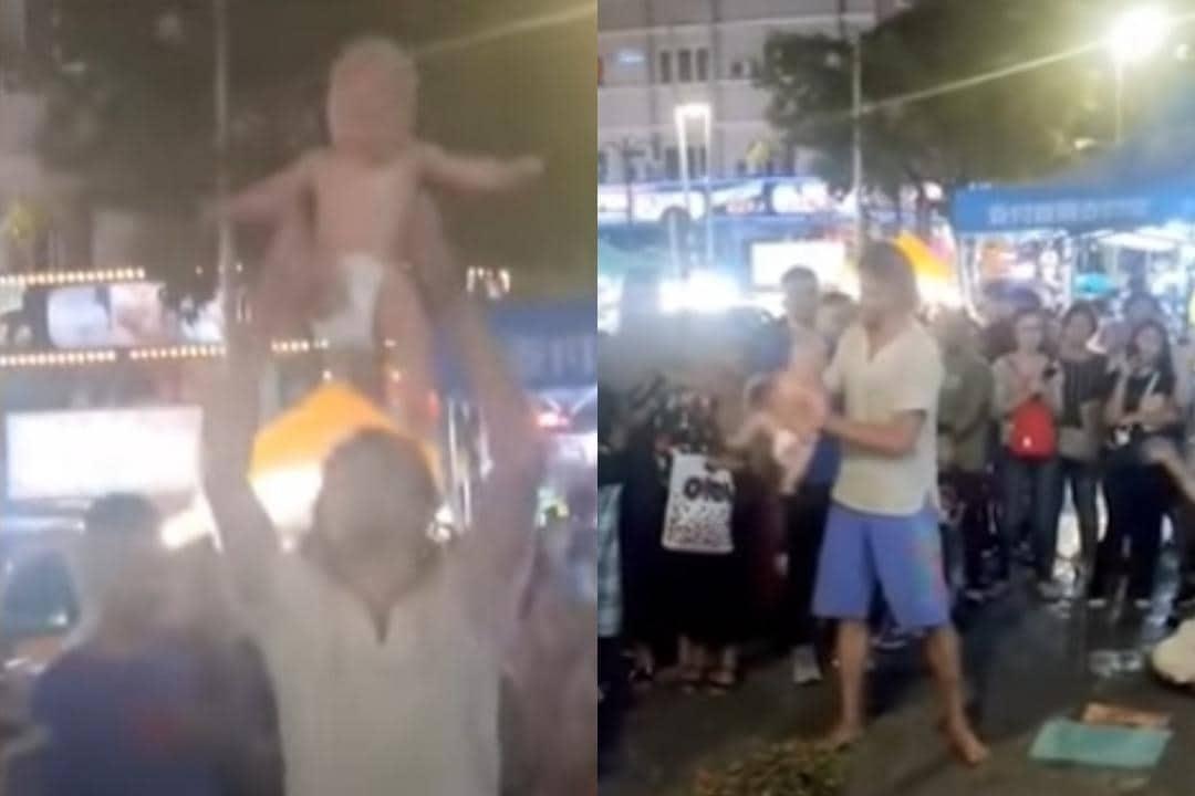 U Maleziji uhapšen ruski par: Držali bebu za noge i bacali uzrak