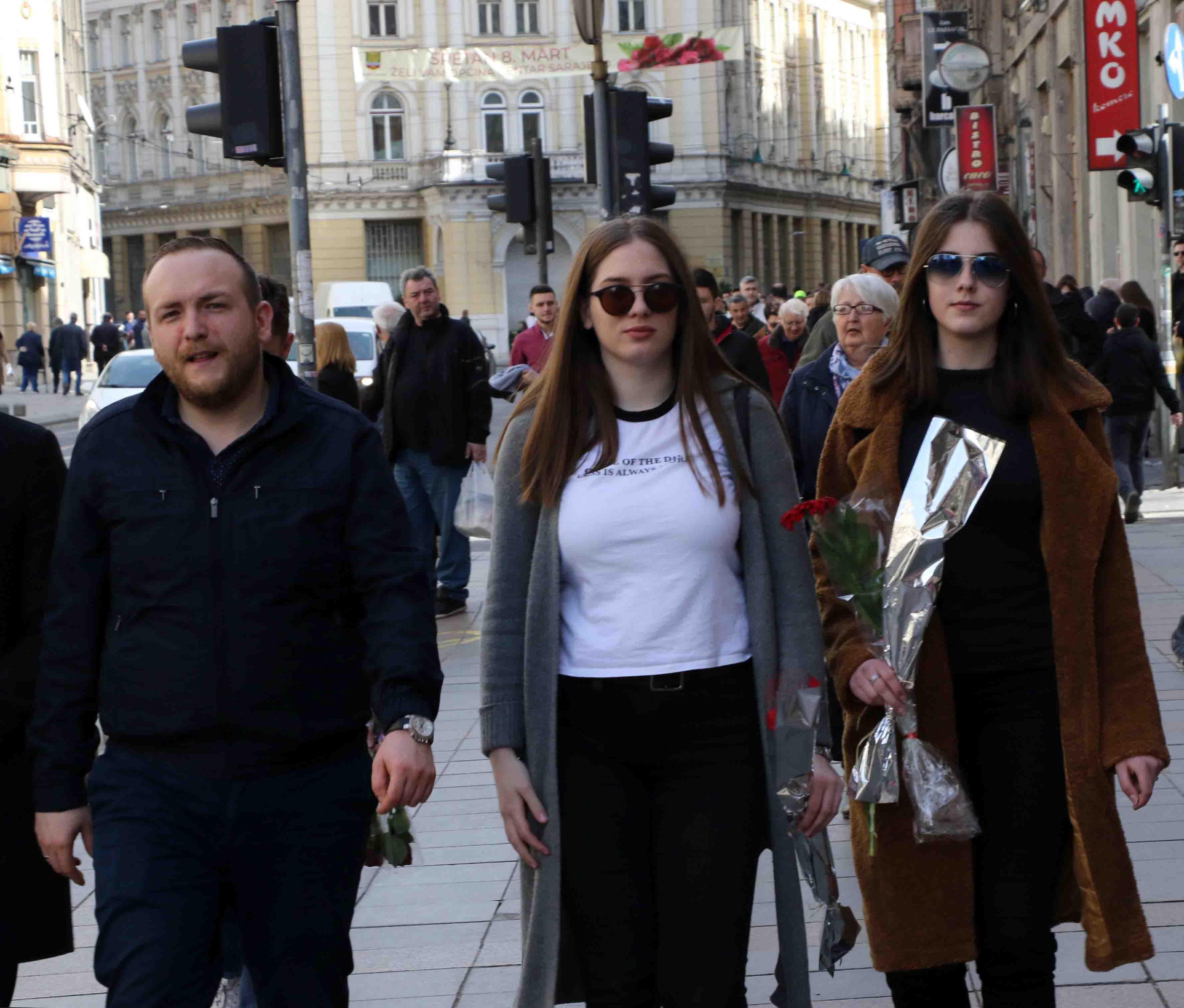 Sarajevo tokom 8. marta - Međunarodnog dana žena - Avaz