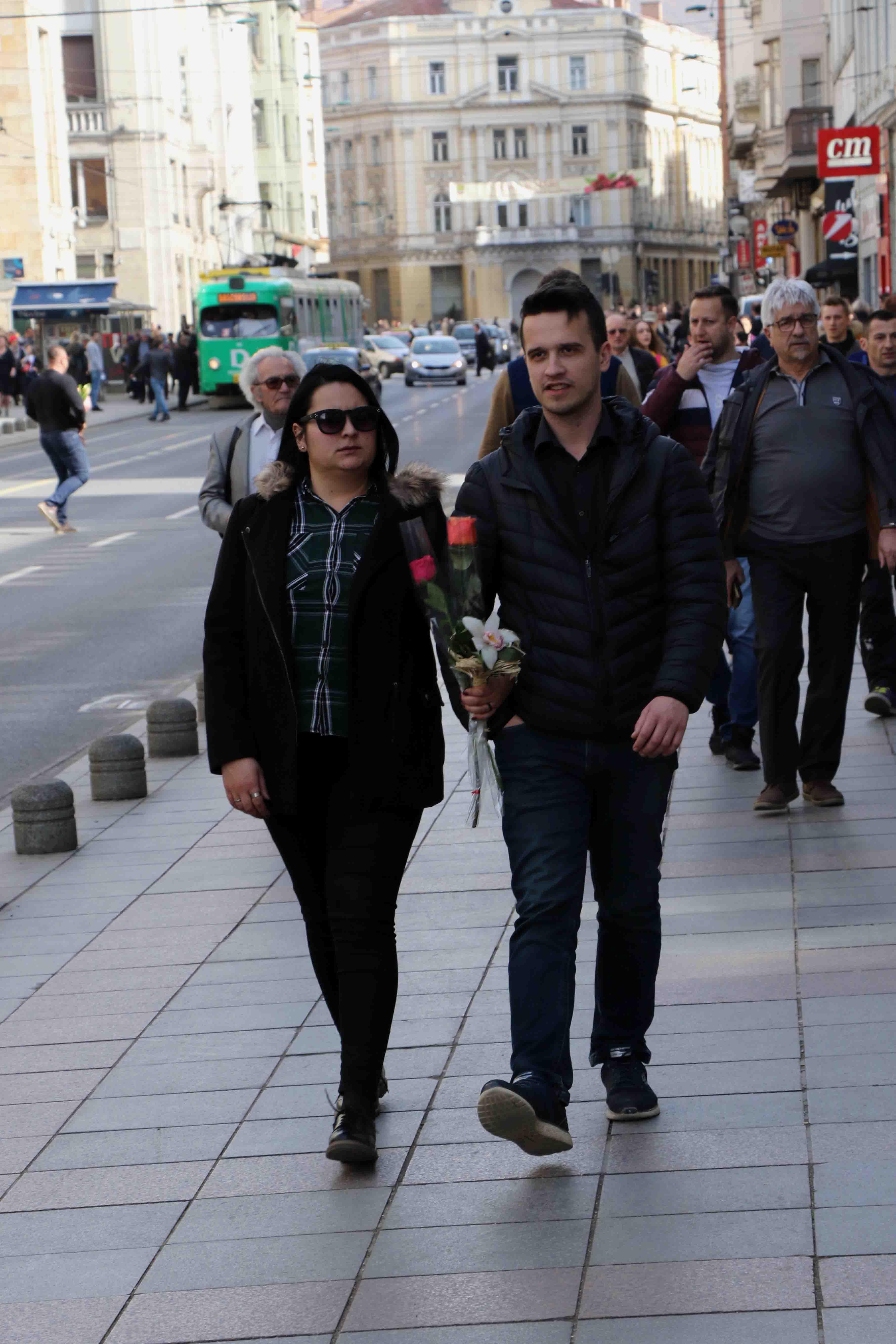 Sarajevo tokom 8. marta - Međunarodnog dana žena - Avaz