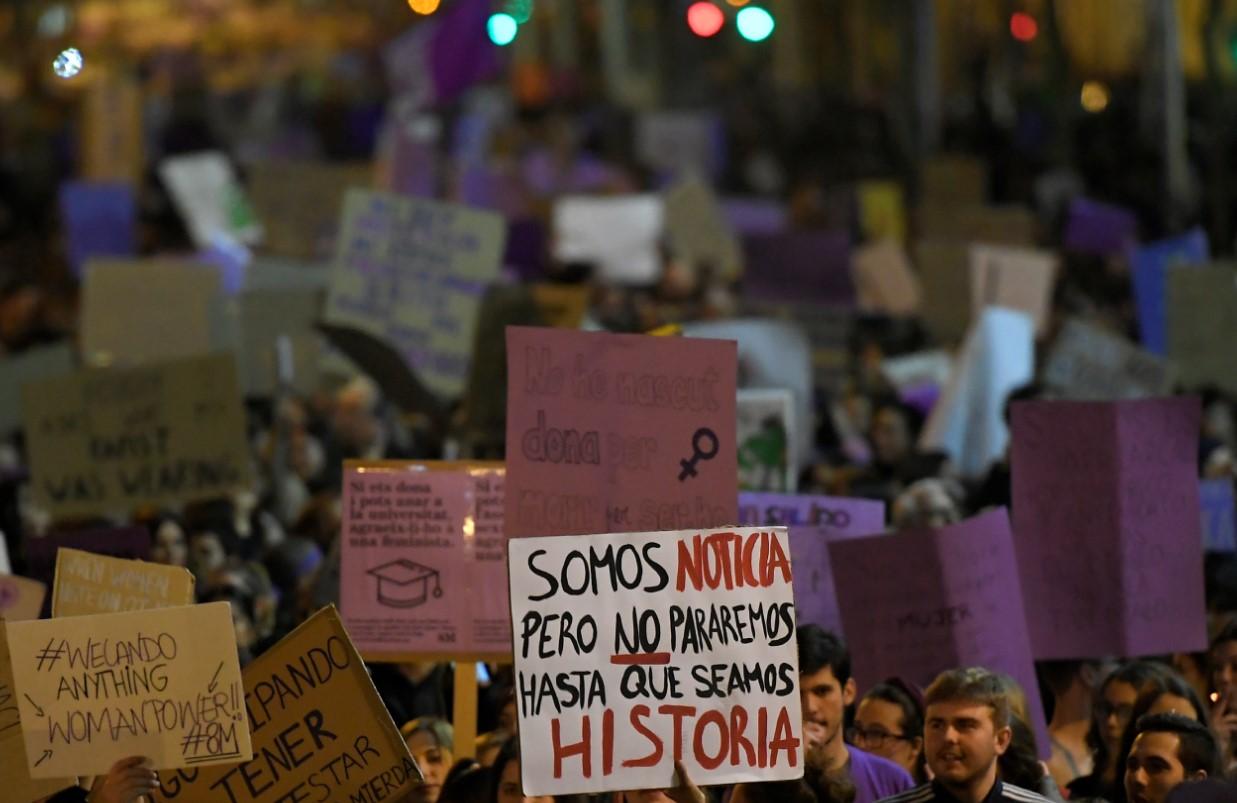Barcelona: Protesti povodom dana žena - Avaz