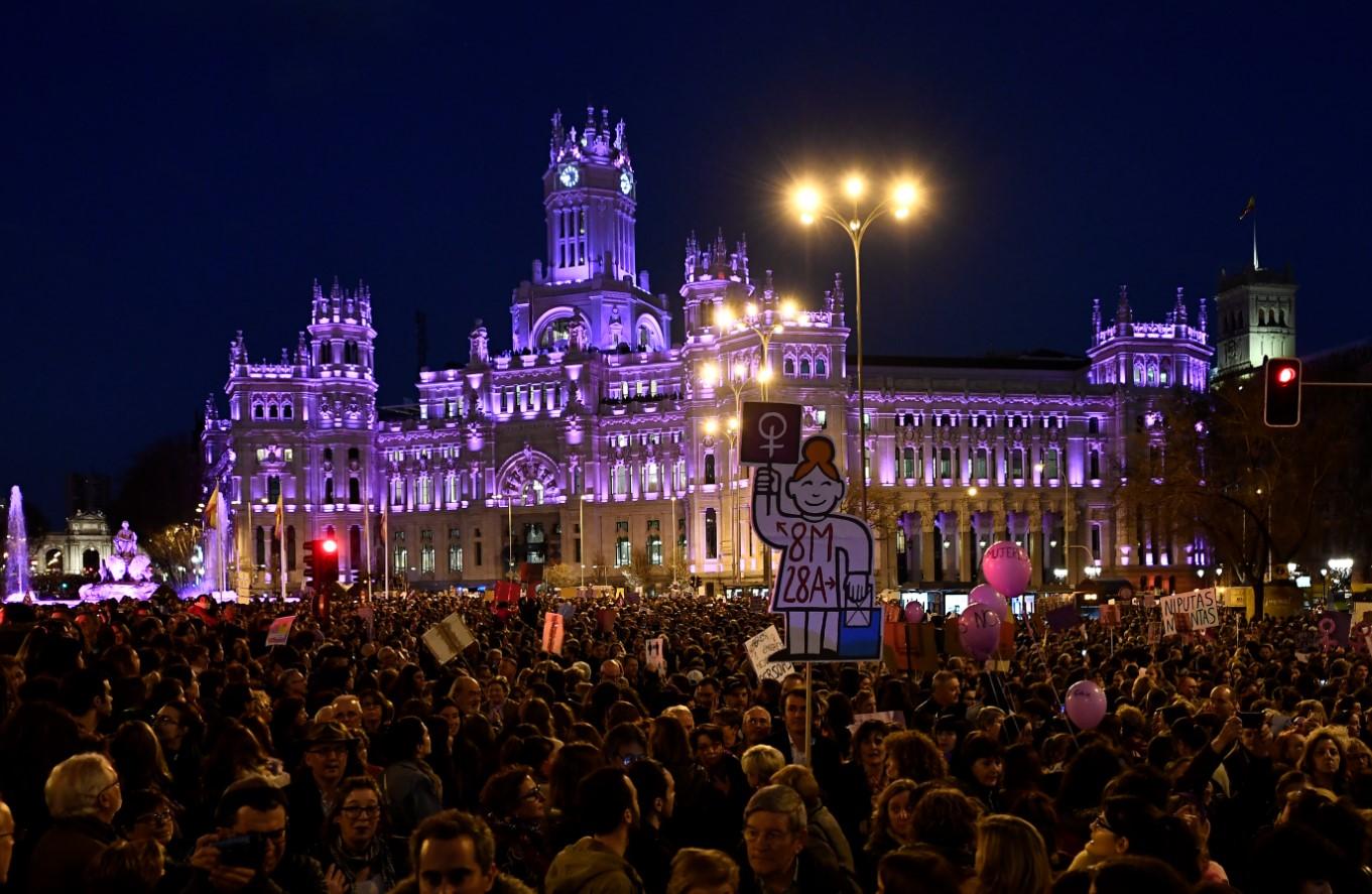 Madrid: Protesti povodom dana žena - Avaz