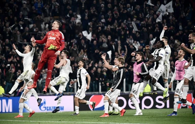 Slavlje igrača Juventusa nakon utakmice - Avaz