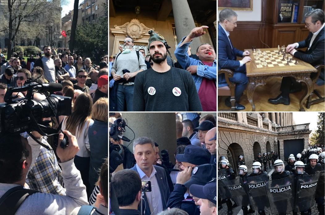 Beograd: Demonstranti se razilaze, Obradović dao rok policiji