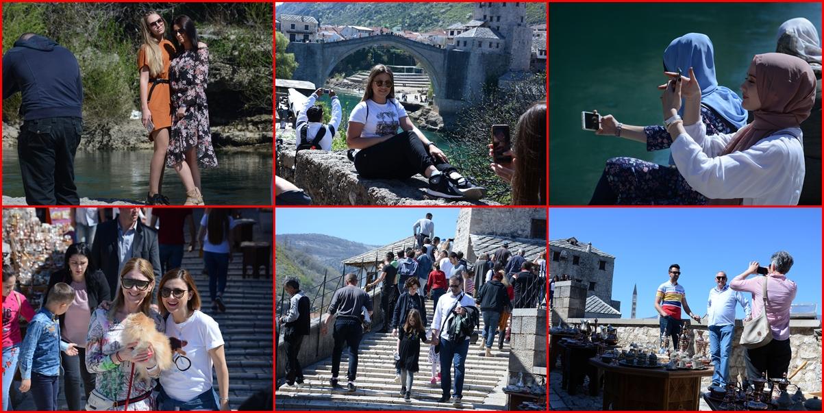 Ako ste danas pravili selfi na Starom mostu u Mostaru, moguće je da smo vas i mi fotografirali