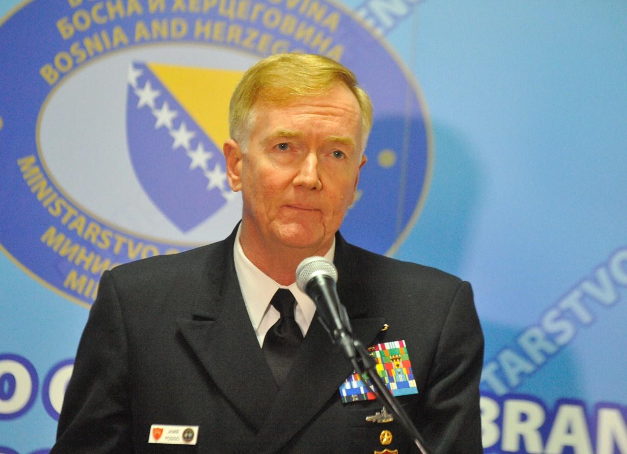 Admiral Džejms Fogo u Sarajevu poručio: NATO je u interesu svima koji su za sigurnost BiH i njenih granica