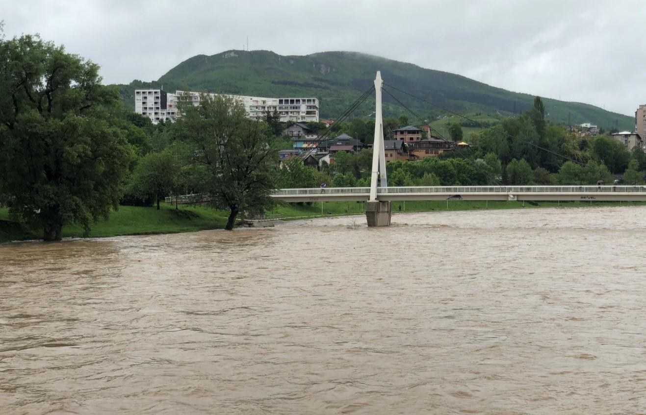 ZDK: Vodostaji rijeka u stagnaciji, nivo Bosne u Zenici iznosi 290 cm