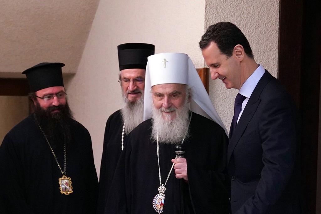 Patrijarh Irinej s Asadom: Srbija i Sirija izložene miješanju stranaca