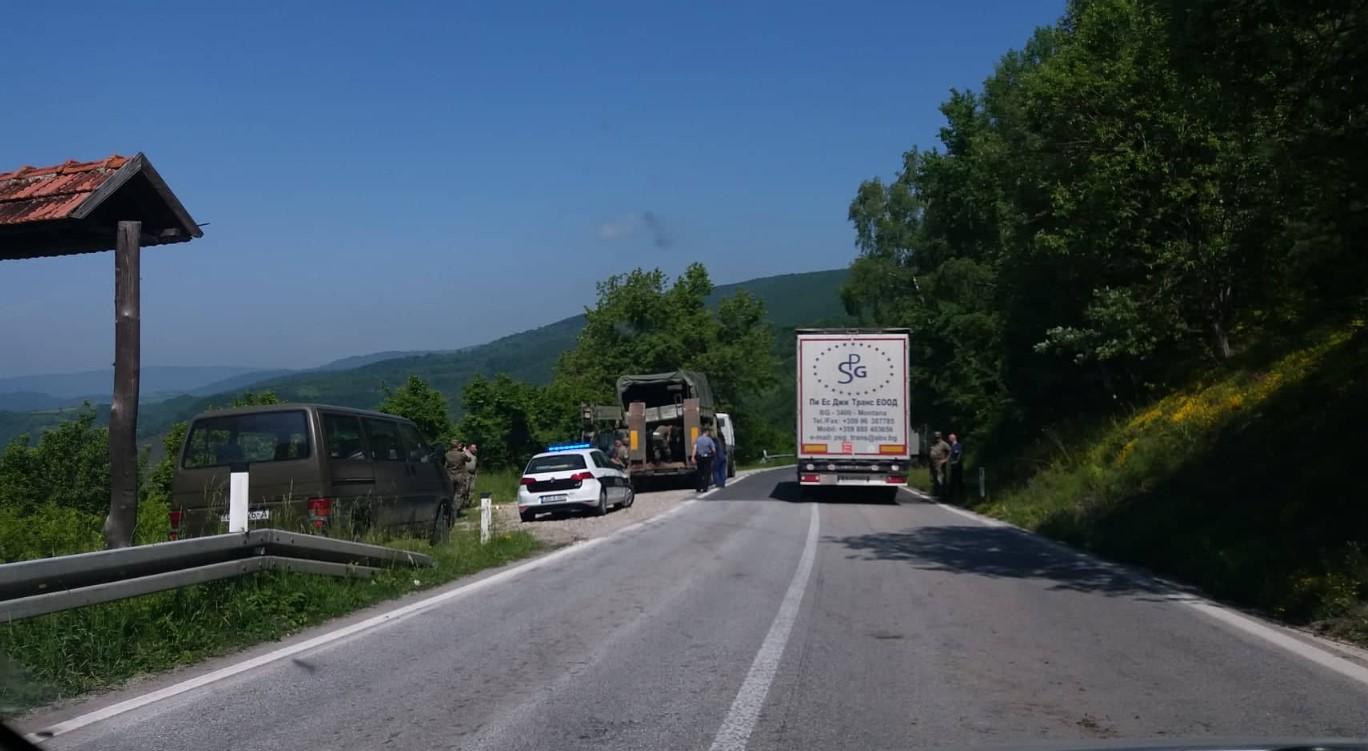 Pokvario se kamion Oružanih snaga BiH na Komaru
