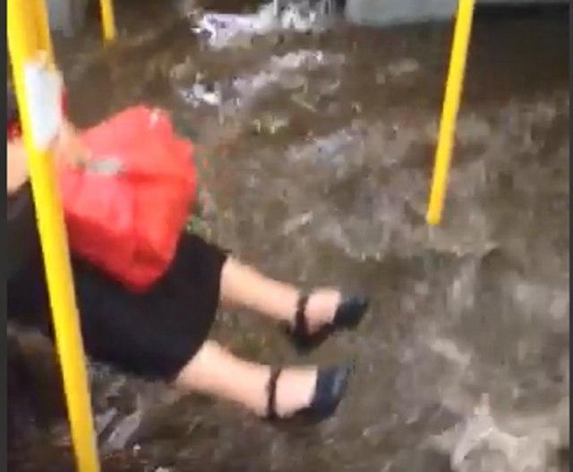 Poplava u autobusu u Beogradu - Avaz
