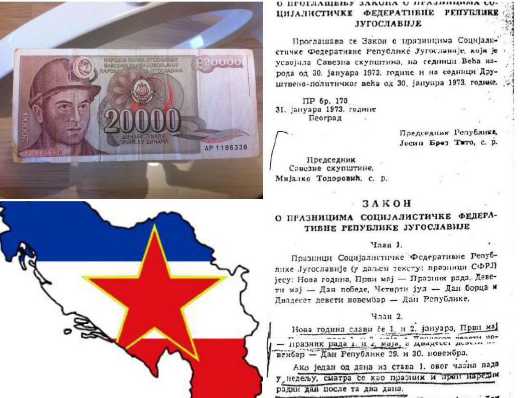 Plaćamo u dinarima, praznujemo Dan SFRJ