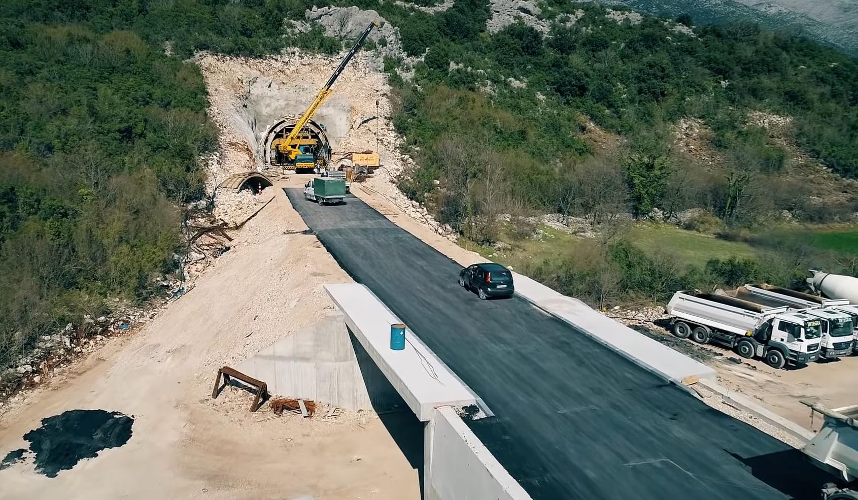 Gradnja ceste Stolac - Neum dobro napreduje - Avaz
