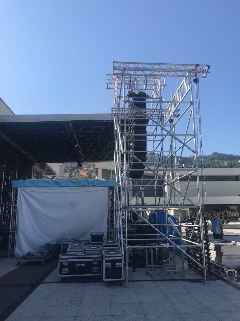 Na Skenderiji se postavlja bina uoči Festivala "Live Stage"