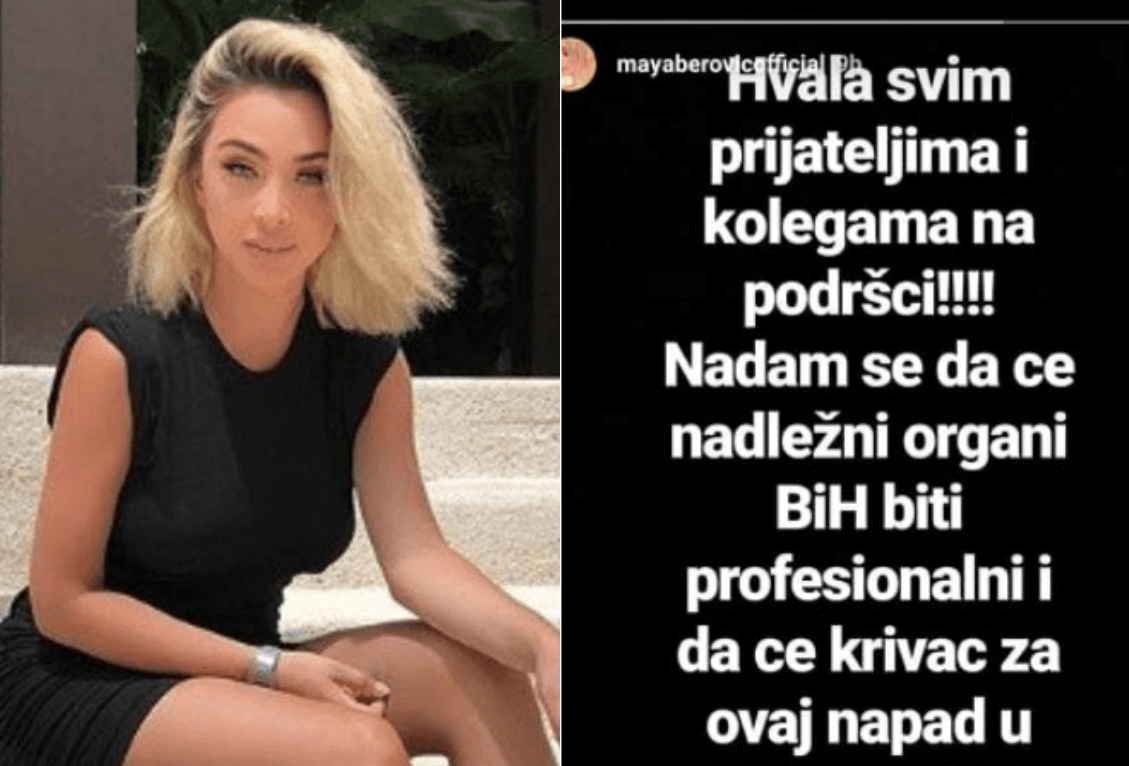 Oglasila se Maya Berović: Nadam se da će krivac za napad biti pronađen!
