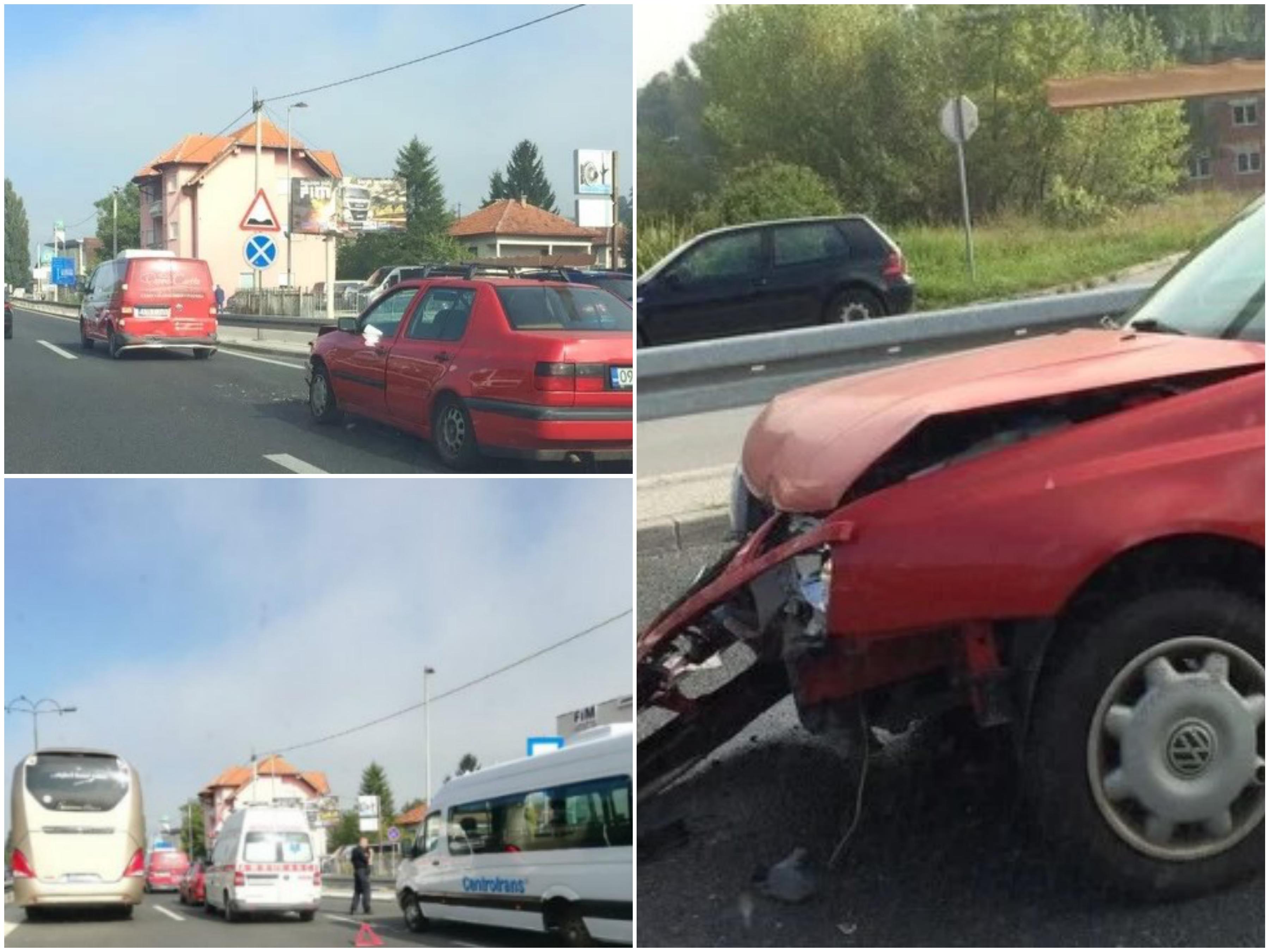 Tri osobe povrijeđene u sudaru na brzoj cesti kod Sarajeva