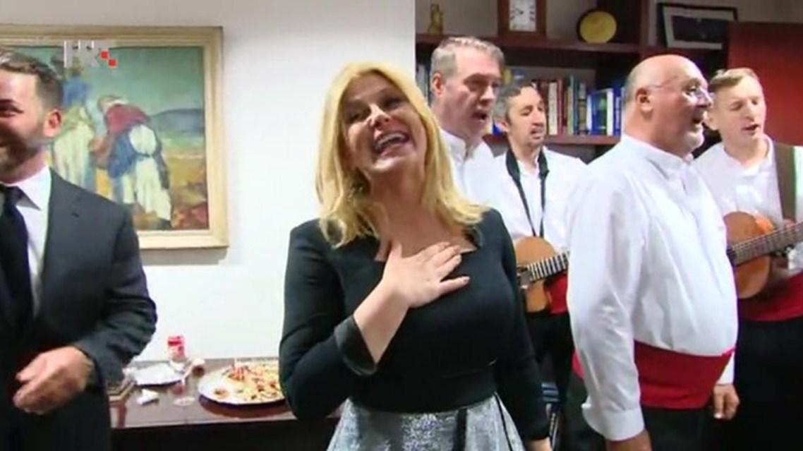 Predsjednica Hrvatske pjevala u Njujorku: Neki pišu da ne znam pjevati, a znam