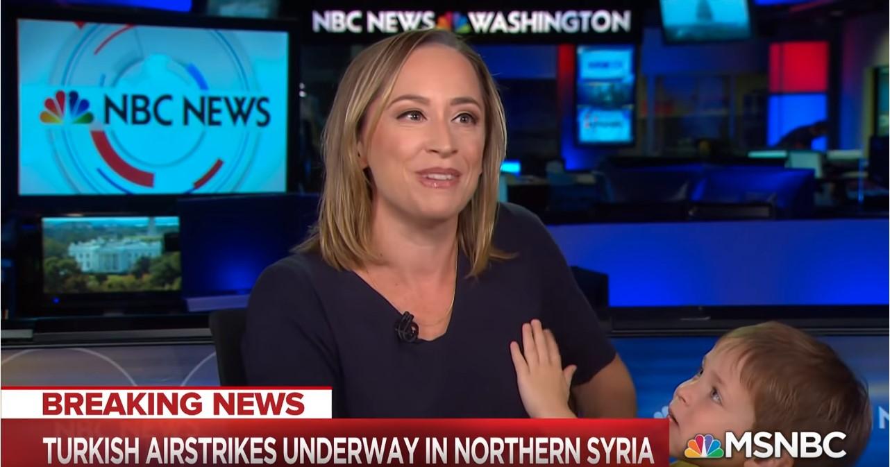 Novinarka uživo govorila o Turskoj i Siriji, a onda joj u kadar uletio sinčić