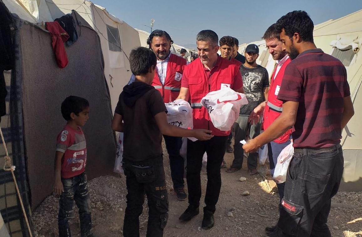 „Merhamet" u Siriji podijelio 95,5 tona mesa za 120.000 izbjeglica