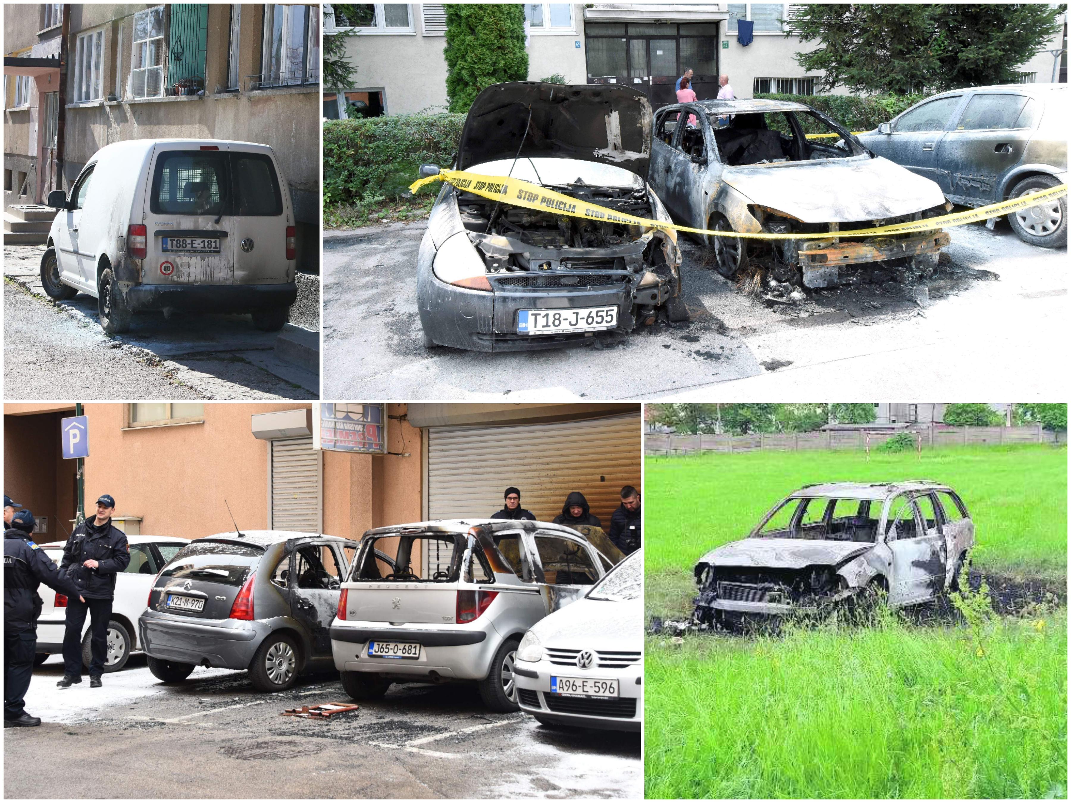 Ove godine u četiri kantona izgorjelo 120 automobila