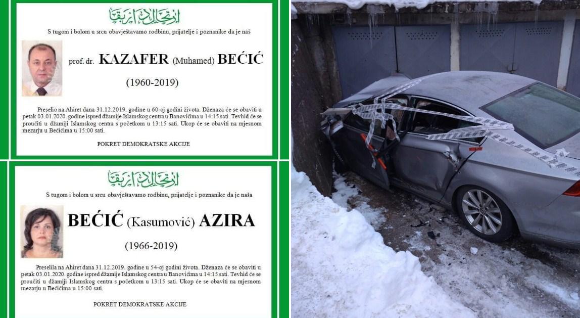 U petak dženaza tragično stradalima Kazaferu i Aziri Bećić: Kćerka Zerina ostala neutješna
