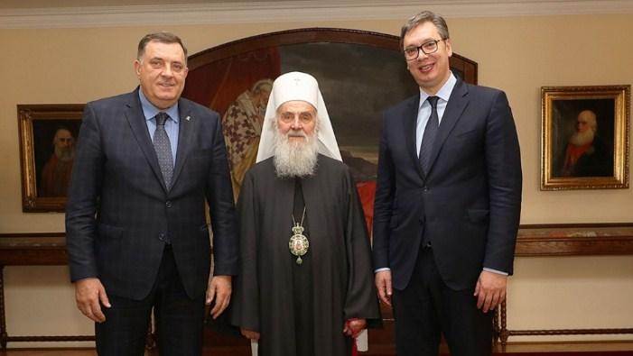 Dodik i Vučić sutra kod Irineja: Slave početak novog vremena
