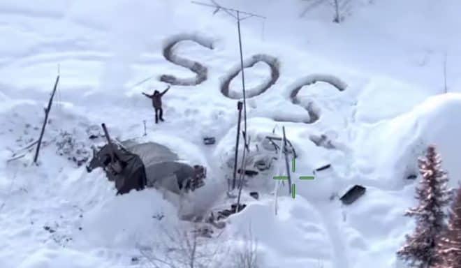 Na snijegu iznad šatora napisao SOS poruku - Avaz