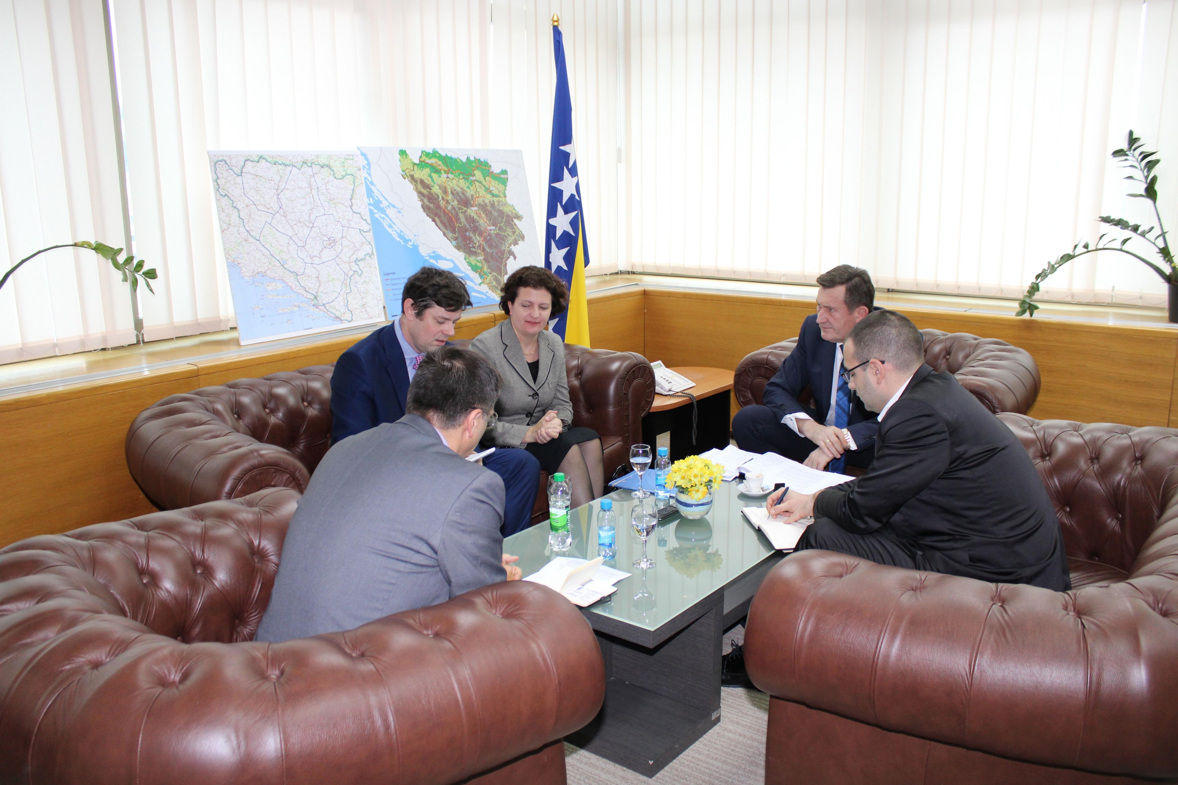 Vojin Mitrović razgovarao s rezidentnom predstavnicom UNDP-a u BiH i ambasadorom Sjeverne Makedonije