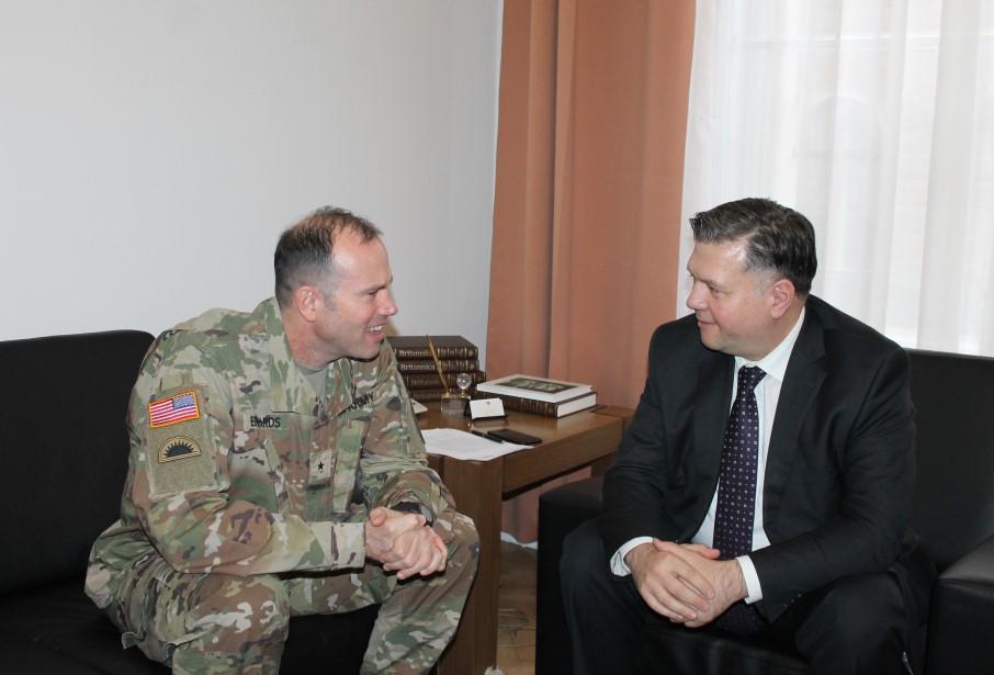 Zamjenik ministrice vanjskih poslova BiH primio komandanta NATO štaba u Sarajevu
