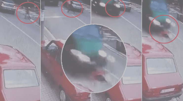 Uznemirujući snimak: Pronađen vozač kamiona koji je pregazio djevojčicu pa pobjegao