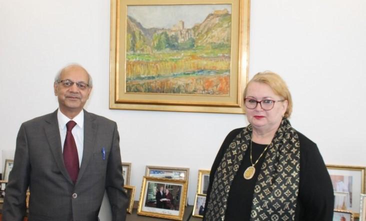 Ministrica Turković primila ambasadora Pakistana u BiH Khalida Raoa