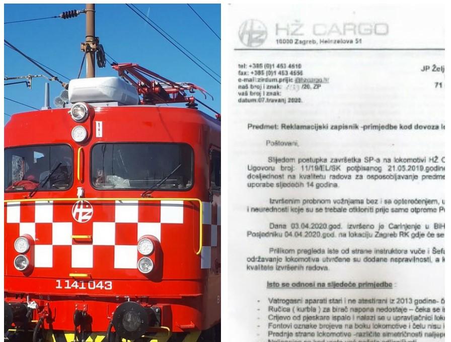 Uprava "HŽ Cargo" pisala "Željeznicama FBiH": Napravili ste nam fušeraj od lokomotiva
