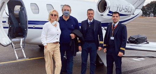 Lepa Brena i Boba otputovali u Monako: U avionu sami s posadom