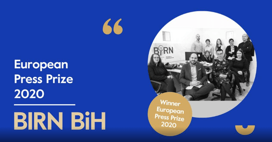 BIRN BiH dobitnik European Press Prize