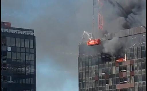 Zapalila se zgrada Svjetskog trgovačkog centra