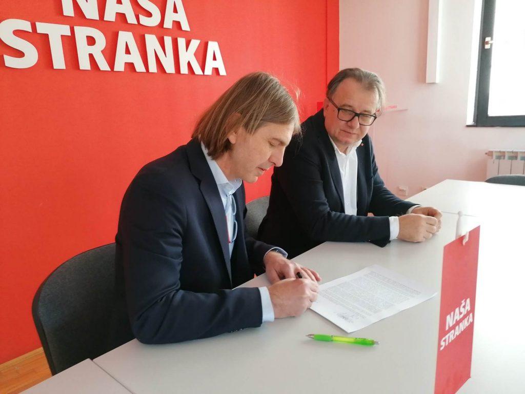 Lideri Naše stranke, SDP-a BiH, NiP-a i NBL-a sutra potpisuju "Sarajevski dogovor"