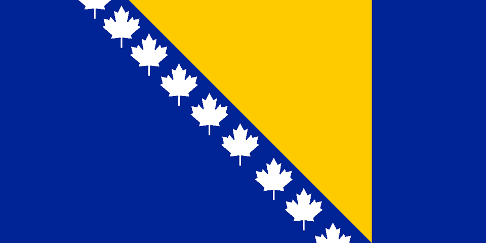 Zastava BiH spojena s kanadskom - Avaz