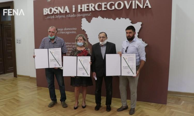 Svečano uručene Plakete 'Nino Ćatić' u sarajevskoj Vijećnici