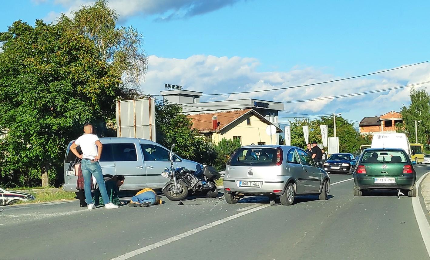 Nesreća na Ilidži, povrijeđen motociklista