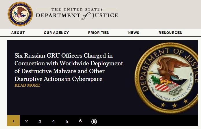 Sjedinjene Američke Države optužile šest ruskih oficira za hakiranje računara