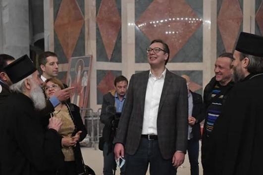 Vučić: Hram Svetog Save izgleda bolje i od veličanstvene Aja Sofije
