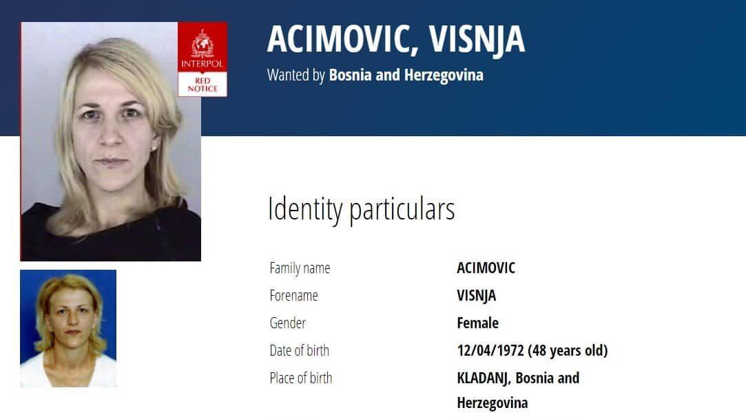 Počelo suđenje Višnji Aćimović za učešće u ubistvu 37 Bošnjaka