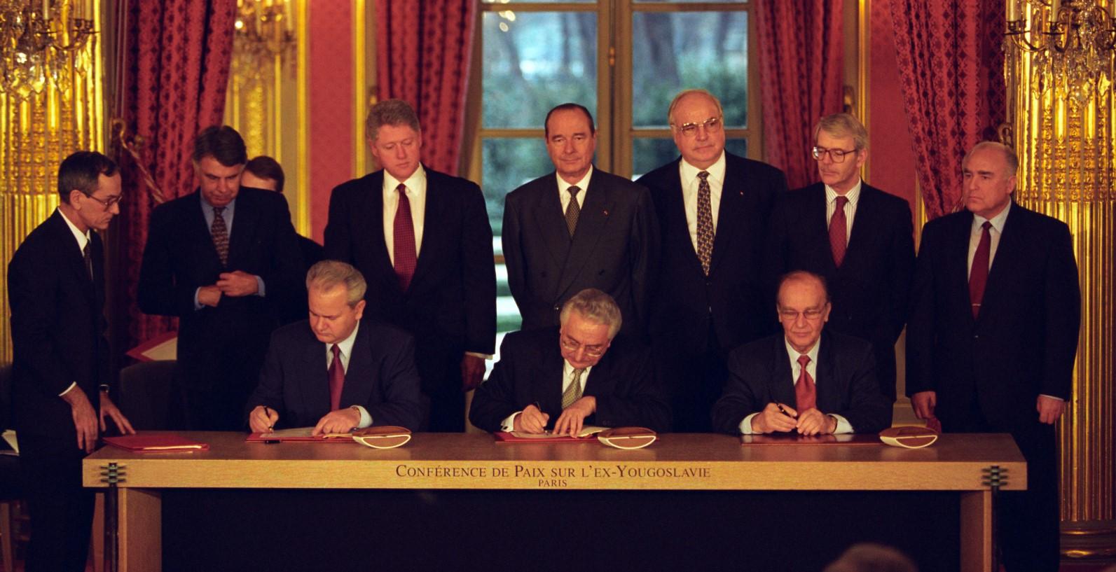 Sporazum potpisan 14. decembra 1995. godine u Jelisejskoj palači - Avaz