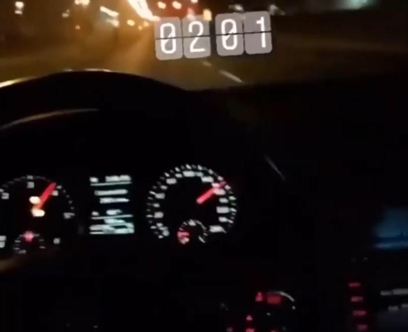 Vozač je video postavio i na svoj instagram profil - Avaz