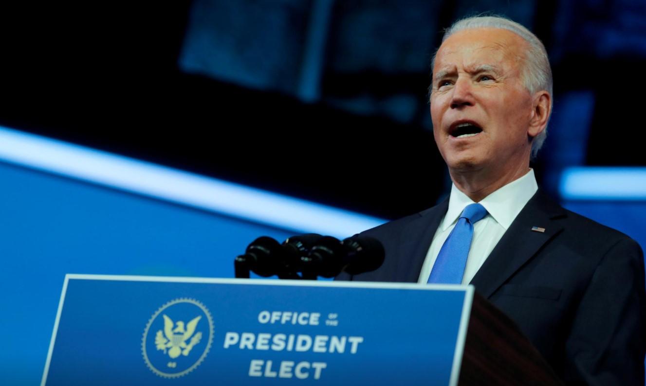 U.S. President-elect Joe Biden delivers a televised address to the nation, after the U.S. Electoral College formally confirmed his victory over President Donald Trump in the 2020 U.S. presidential election - Avaz